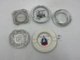5 misc - columbia spaceship - fitzgerald - san fransisco - 2 glass trays
