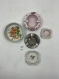 5 misc - round japan flowers - 1940s japan porcelain horse - lefton china flowers - jacobs cave mo
