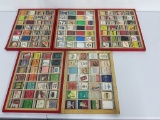 5 glass case match books approx 130