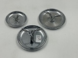 3 Hamilton Bird ashtrays