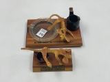 2 dog peeing adv. Ashtrays
