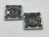 2 large metal national rodeo finals hesston