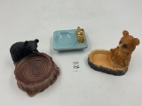 Black bear tray - cub bear tray - scotty dog