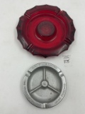 1887 heavy ruby red glass - il forge cast iron