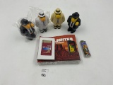 4 camel joe figures - camel lighters - winston lighter