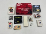 2 full boxes marlboro matches - marlboro ashtray - lighter marlboro tin