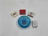 Union pacific railroad - matches - lighter - ash tray