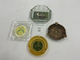 Egyptian metal - castaways hughes hotel vegas - 1966 m.p.e.g. moose tray
