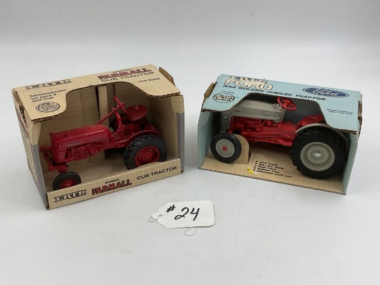 ERTL  1/16 McCormick Farmall cub tractor, ERTL Ford Jubilee