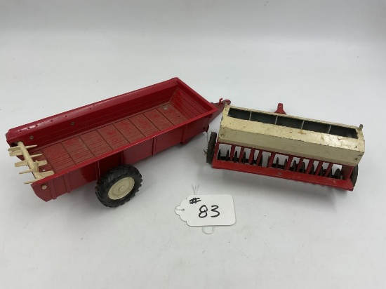 1970's ERTL International harvestor square grain drill
