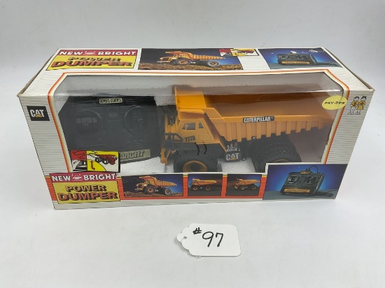 1980's New Bright Caterpillar 777B