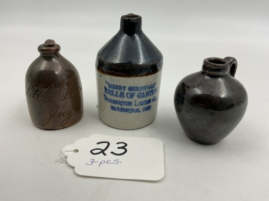 Stoneware Height- 3 1/2", 2 3/4", 2 1/2"