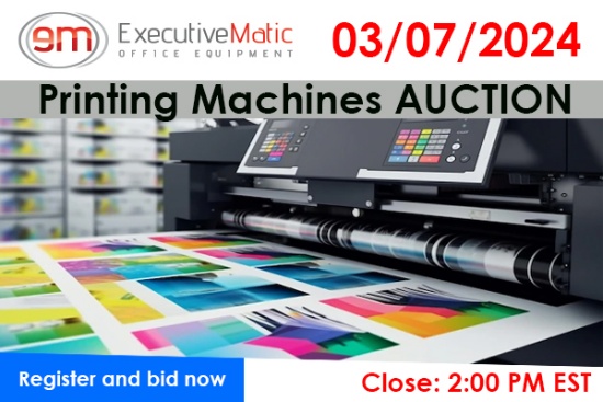 $2 million Printing and mailing surplus auction
