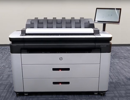 HP XL3600 - High speed plotter - located in TX