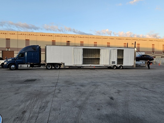 53 ft 6-car double decker transport trailer