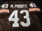 MIKE PRUITT SIGNED JERSEY WITH FSG COA BROWNS