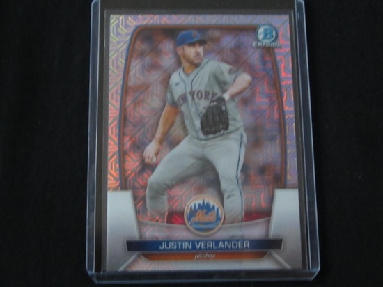 2023 BOWMAN CHROME JUSTIN VERLANDER MEGA MOJO