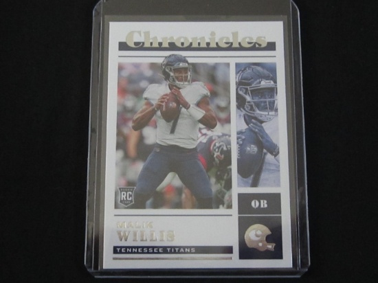 2022 CHRONICLES MALIK WILLIS RC TITANS