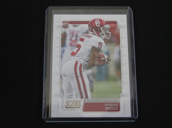 2019 SCORE MARQUISE BROWN RC OKLAHOMA