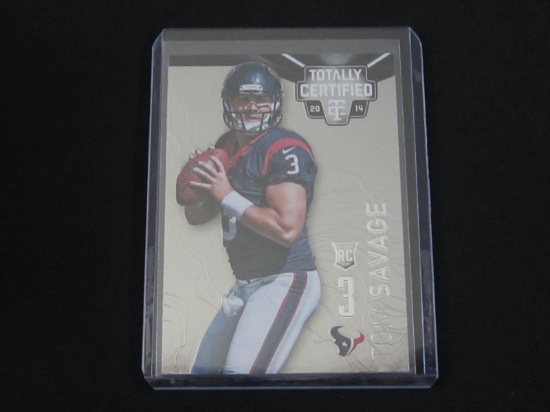 2014 TOTALLY CERTIFIED TOM SAVAGE RC TEXANS