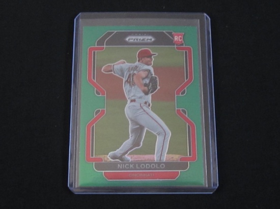 2022 PANINI PRIZM NICK LODOLO RC GREEN PRIZM