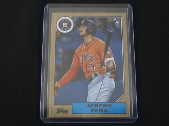 2022 TOPPS JEREMY PENA RC 1987 DESIGN ASTROS