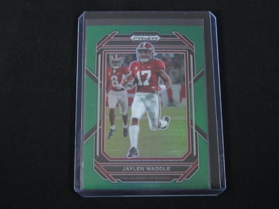 2023 PRIZM DRAFT PICKS JAYLEN WADDLE GREEN PRIZM