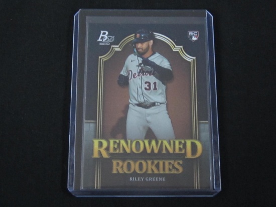 2023 BOWMAN PLATINUM RILEY GREENE RENOWNED RC