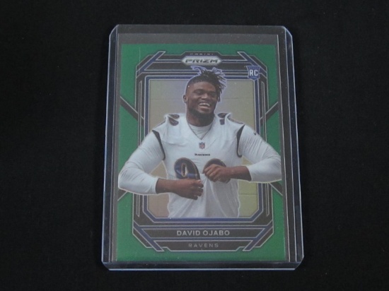 2022 PANINI PRIZM DAVID OJABO RC GREEN PRIZM