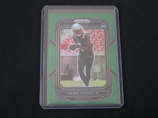 2022 PANINI PRIZM PIERRE STRONG JR RC GREEN PRIZM