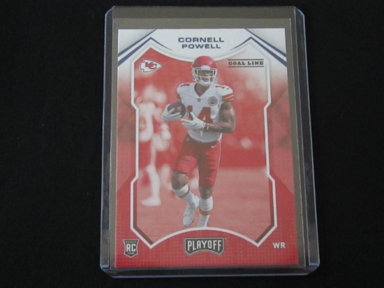 2021 PLAYOFF CORNELL POWELL RC BLUE FOIL