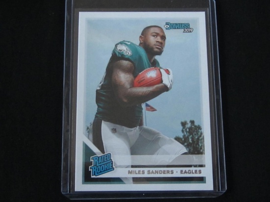 2019 DONRUSS MILES SANDERS RATED ROOKIE EAGLES