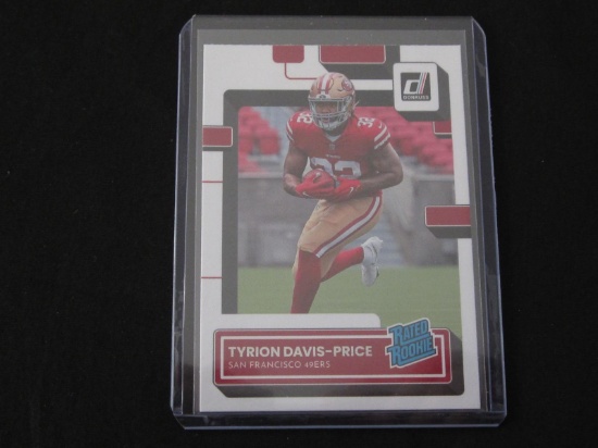 2022 DONRUSS TYRION DAVIS PRICE RATED ROOKIE