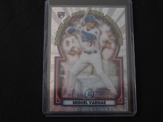 2023 BOWMAN CHROME MIGUEL VARGAS RC MEGA MOJO