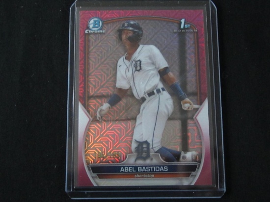 2023 BOWMAN CHROME ABEL BASTIDAS /199 PINK MOJO