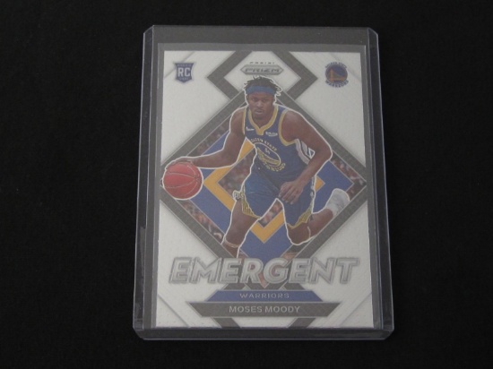 2021-22 PANINI PRIZM MOSES MOODY RC EMERGENT