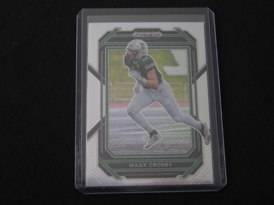 2023 PRIZM DRAFT PICKS MAXX CROSBY SILVER PRIZM