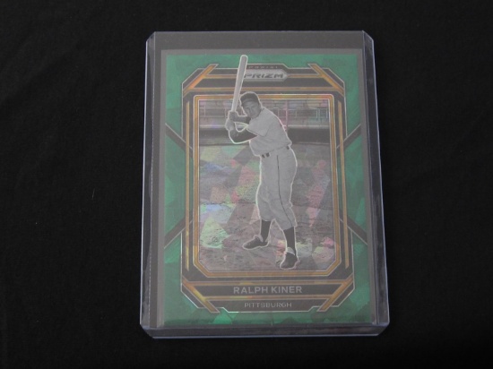 2023 PANINI PRIZM RALPH KINER GREEN ICE PRIZM