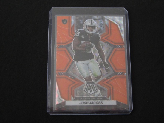 2022 MOSAIC JOSH JACOBS ORANGE REACTIVE PRIZM