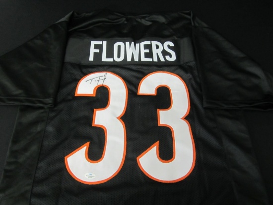 TREY FLOWERS SIGNED JERSEY WITH FSG COA