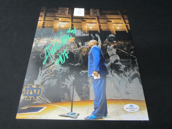 AUSTIN CARR SIGNED INSCRIBED 8X10 PHOTO WITH COA
