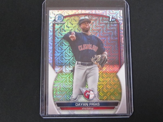 2023 BOWMAN CHROME PROSPECT DAYAN FRIAS 1ST BOWMAN MEGA MOJO