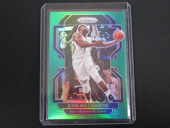 2021-22 PANINI PRIZM ZION WILLIAMSON GREEN PRIZM