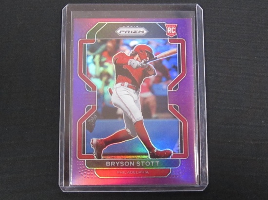 2022 PANINI PRIZM BRYSON SCOTT RC PURPLE PRIZM