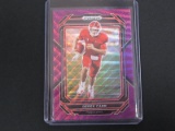2023 PRIZM DRAFT PICKS DEREK CARR PURPLE WAVE PRIZM