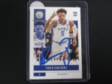 PAOLO BANCHERO SIGNED TRADING CARD WITH FSG COA