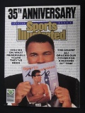 MUHAMMAD ALI SIGNED MAGAZINE WITH PRO CERT COA
