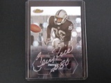 JERRY RICE SIGNED TRADING CARD WITH AUTHENTICATION DIRECT COA