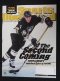 MARIO LEMIEUX SIGNED MAGAZINE WITH PRO CERT COA