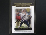 TOM BRADY SIGNED TRADING CARD WITH RED CARPET COA